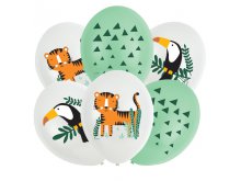 Balionai "Džiunglės" (27,5cm/6vnt) Balionai "Džiunglės" (27,5cm/6vnt)