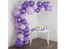 Balionų girlianda, violetinė (2m) Balionų girlianda, violetinė (2m)