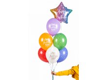 Balionų puokštė - "Happy birthday"