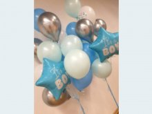 Balionų puokštė - "It's a boy" Balionų puokštė - "It's a boy"