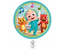 Lėkštutės ''CoComelon" (8vnt/23cm)