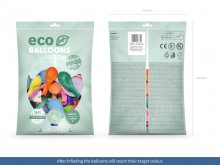 Ekologiški balionai, įvairių spalvų, 100vnt.