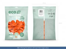 Ekologiški balionai, oranžiniai, 100vnt.
