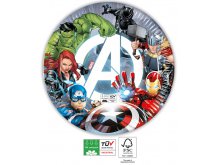 Ekologiškos lėkštutės "Keršytojai Avengers" (8vnt./23cm)