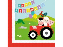 Servetėlės "Ferma" (20vnt/33x33cm)