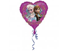 Folinis balionas širdelės formos "Ledo šalis" (43cm) Folinis balionas širdelės formos "Ledo šalis" (43cm)