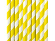 Šiaudeliai, geltonai dryžuoti (10 vnt.) Šiaudeliai, geltonai dryžuoti (10 vnt.)