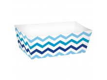 Indeliai užkandžiams su žydrais zigzagais (24 vnt.)