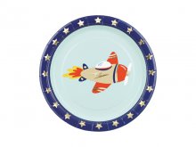 Lėkštutės "Lėktuvėlis" (6vnt/18cm)