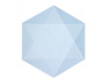 Lėkštutės, šešiakampės žydros (6vnt./22,6cm) Lėkštutės, šešiakampės žydros (6vnt./22,6cm)