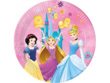 Lėkštutės "Disney princesės" (8vnt./23cm) Lėkštutės "Disney princesės" (8vnt./23cm)