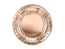 Lėkštutės "Rožinis auksas" (6vnt./18cm)
