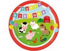 Lėkštutės "Ferma" (8 vnt./23 cm)