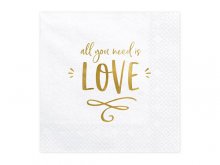 Servetėlės "Meilė" (20vnt./33x33) Servetėlės "Meilė" (20vnt./33x33)