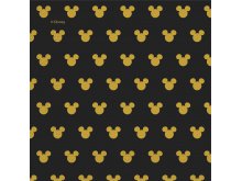 Servetėlės "Peliukas Mikis", juodos (20vnt/33x33cm)