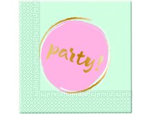 Servetėlės "Party" (20vnt./33x33cm)