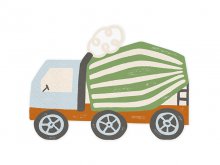 Forminės servetėlės "Betonvežis" (20vnt.) Forminės servetėlės "Betonvežis" (20vnt.)