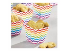 Užkandžių dėžutės, vaivorykštės spalvų (36vnt.)