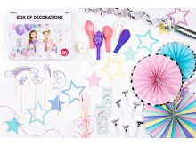 Dekoracijų rinkinys "Vienaragis" (35vnt.) Dekoracijų rinkinys "Vienaragis" (35vnt.)