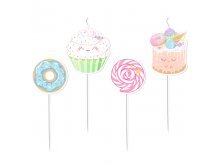 Žvakutės "Tortas" (4vnt) Žvakutės "Tortas" (4vnt)