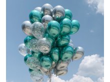 Balionų puokštė - 50 balionų Balionų puokštė - 50 balionų