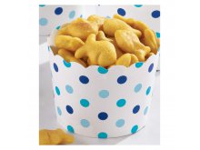 Baltos užkandžių dėžutės su taškučiais (36 vnt.) Baltos užkandžių dėžutės su taškučiais (36 vnt.)